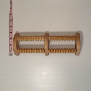3/$20 Pursonic Foot Roller wooden two rollers used like new desk foot relief